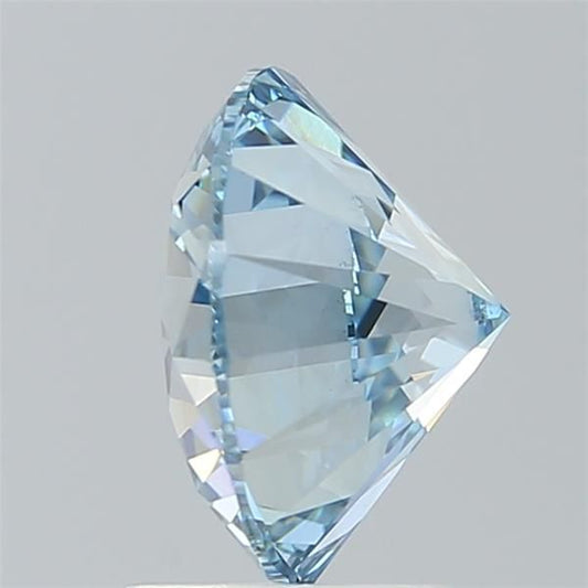 Lab-Grown ROUND Diamond - 3.21 Carat, Fancy Intense Blue Color, VS1 Clarity | Sustainable Luxury, Dazzling Brilliance | IGI | Certified LG576345082