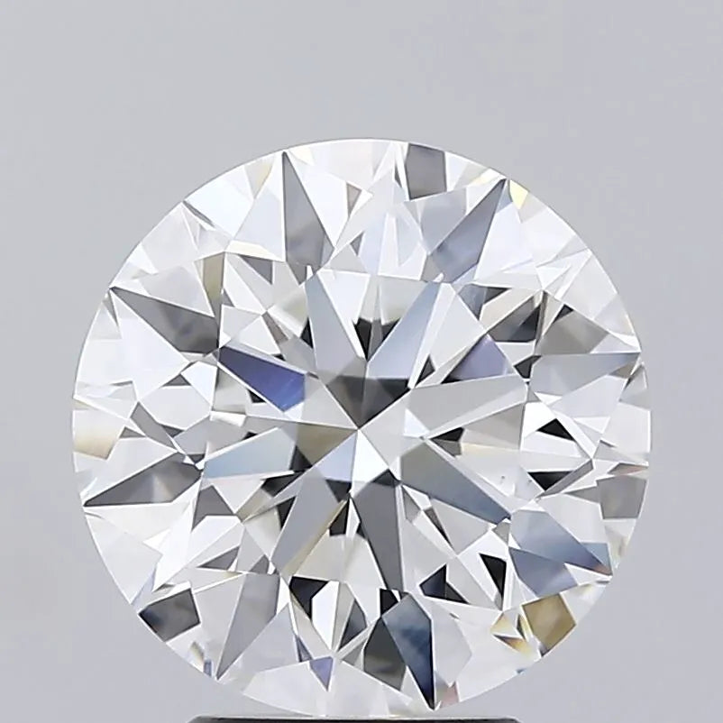 Lab-Grown Round Diamond - 3.53 Carats, E Color, VVS2 Clarity - Sustainable Luxury and Dazzling Brilliance-IGI·Certified