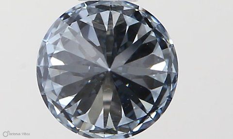 Lab-Grown ROUND Diamond - 0.51 Carat, Fancy Intense Blue Color, VS1 Clarity | Sustainable Luxury, Dazzling Brilliance | IGI | Certified LG581331380