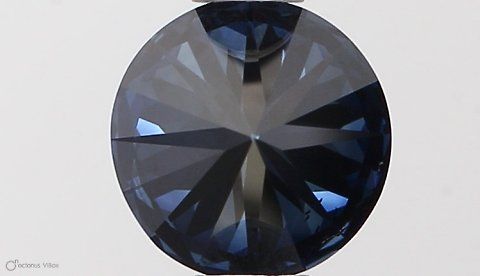 Lab-Grown ROUND Diamond - 0.56 Carat, Fancy Vivid Blue Color, SI1 Clarity | Sustainable Luxury, Dazzling Brilliance | IGI | Certified LG538290345