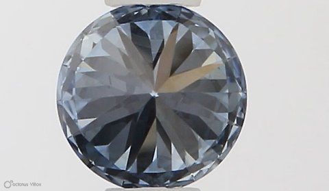 Lab-Grown ROUND Diamond - 0.32 Carat, Fancy Vivid Blue Color, VS1 Clarity | Sustainable Luxury, Dazzling Brilliance | IGI | Certified LG581331227