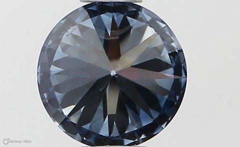 Lab-Grown ROUND Diamond - 0.5 Carat, Fancy Vivid Blue Color, VS2 Clarity | Sustainable Luxury, Dazzling Brilliance | IGI | Certified LG564379345