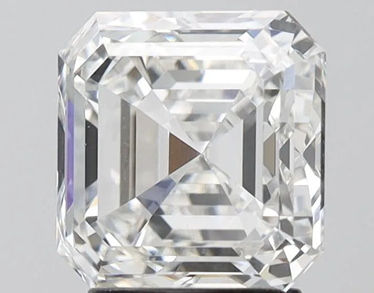 Lab-Grown Asscher Diamond - 3.04 Carats, F Color, VS1 Clarity - Sustainable Luxury and Dazzling Brilliance-IGI·Certified