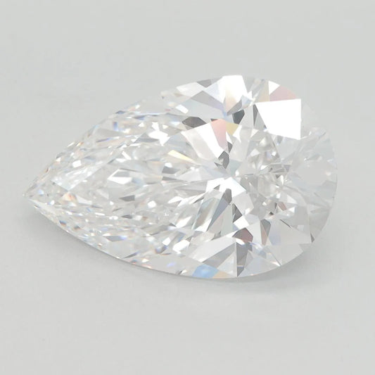 Lab-Grown Pear Diamond - 4.07 Carats, E Color, VVS1 Clarity - Sustainable Luxury and Dazzling Brilliance-GIA·Certified