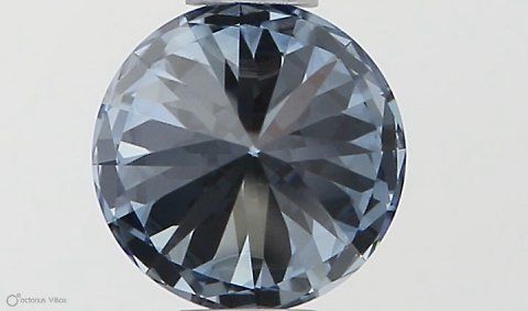 Lab-Grown ROUND Diamond - 0.5 Carat, Fancy Vivid Blue Color, VVS2 Clarity | Sustainable Luxury, Dazzling Brilliance | IGI | Certified LG581330981