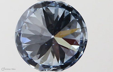 Lab-Grown ROUND Diamond - 0.71 Carat, Fancy Vivid Blue Color, VS1 Clarity | Sustainable Luxury, Dazzling Brilliance | IGI | Certified LG581331385