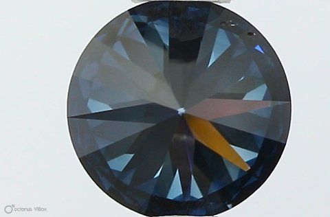 Lab-Grown ROUND Diamond - 0.6 Carat, Fancy Vivid Blue Color, SI1 Clarity | Sustainable Luxury, Dazzling Brilliance | IGI | Certified LG538290314