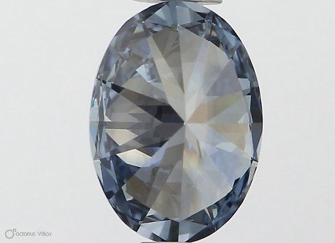 Lab-Grown OVAL Diamond - 0.99 Carat, Fancy Vivid Blue Color, VVS2 Clarity | Sustainable Luxury, Dazzling Brilliance | IGI | Certified LG564379253