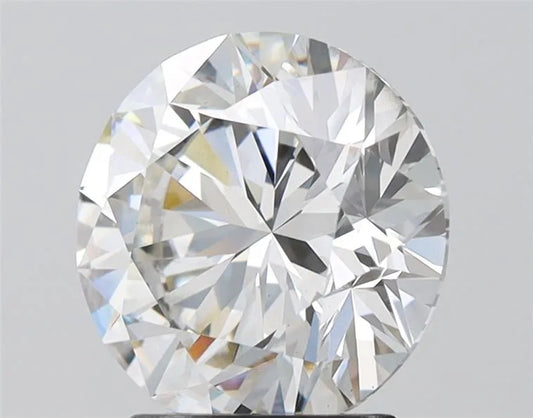 Lab-Grown Round Diamond - 3.08 Carats, F Color, VS1 Clarity - Sustainable Luxury and Dazzling Brilliance-IGI·Certified