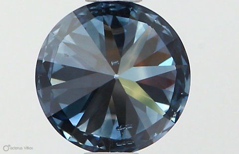 Lab-Grown ROUND Diamond - 0.7 Carat, Fancy Vivid Blue Color, SI1 Clarity | Sustainable Luxury, Dazzling Brilliance | IGI | Certified LG564379370