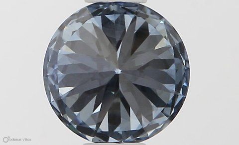 Lab-Grown ROUND Diamond - 0.51 Carat, Fancy Vivid Blue Color, VVS1 Clarity | Sustainable Luxury, Dazzling Brilliance | IGI | Certified LG581331246