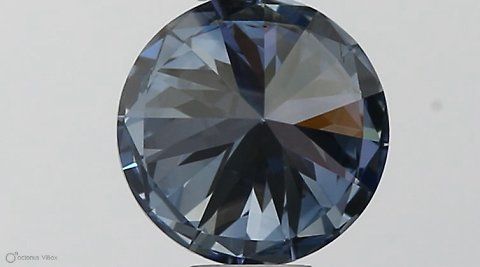 Lab-Grown ROUND Diamond - 0.5 Carat, Fancy Vivid Blue Color, VS2 Clarity | Sustainable Luxury, Dazzling Brilliance | IGI | Certified LG564379274