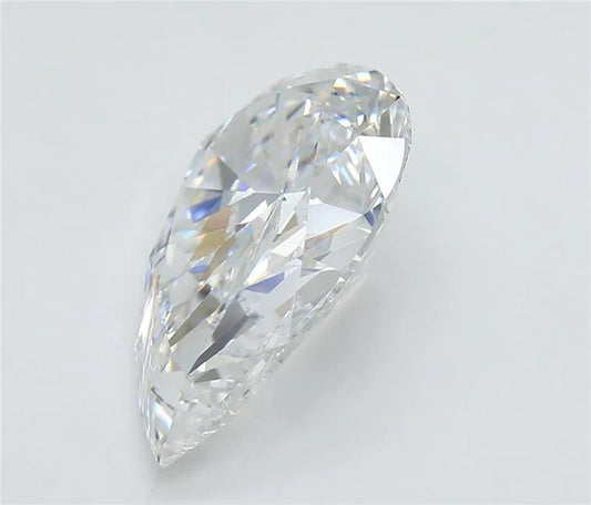 Lab-Grown Pear Diamond - 4.01 Carats, E Color, VVS2 Clarity - Sustainable Luxury and Dazzling Brilliance-IGI·Certified