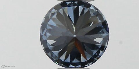 Lab-Grown ROUND Diamond - 0.36 Carat, Fancy Vivid Blue Color, VVS2 Clarity | Sustainable Luxury, Dazzling Brilliance | IGI | Certified LG546229927