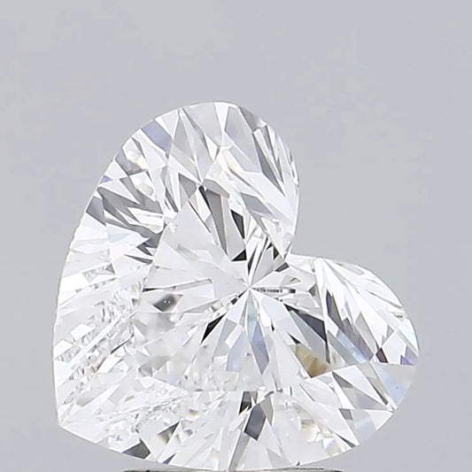 Lab-Grown Heart Diamond - 2.59 Carats, E Color, VVS2 Clarity - Sustainable Luxury and Dazzling Brilliance-IGI·Certified