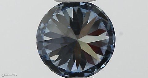 Lab-Grown ROUND Diamond - 0.34 Carat, Fancy Intense Blue Color, VS2 Clarity | Sustainable Luxury, Dazzling Brilliance | IGI | Certified LG546230082