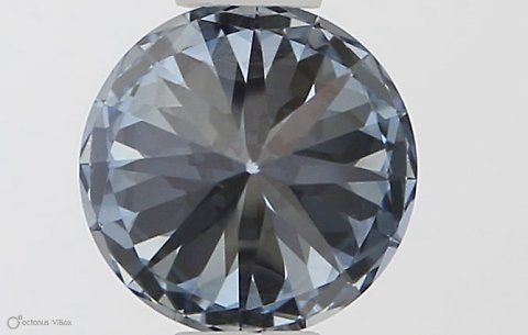 Lab-Grown ROUND Diamond - 0.51 Carat, Fancy Vivid Blue Color, VVS1 Clarity | Sustainable Luxury, Dazzling Brilliance | IGI | Certified LG581331242