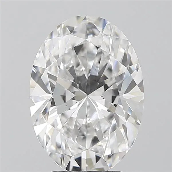 Lab-Grown Oval Diamond - 3.58 Carats, E Color, VS2 Clarity - Sustainable Luxury and Dazzling Brilliance-IGI·Certified