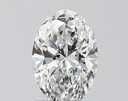 Lab-Grown Oval Diamond - 1 Carats, E Color, VVS2 Clarity - Sustainable Luxury and Dazzling Brilliance-IGI·Certified