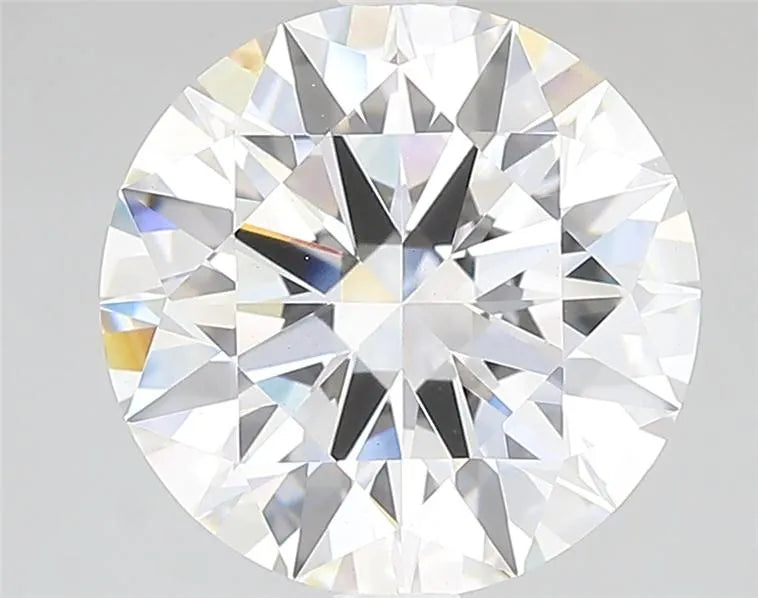 Lab-Grown Round Diamond - 4.09 Carats, F Color, VVS2 Clarity - Sustainable Luxury and Dazzling Brilliance-IGI·Certified