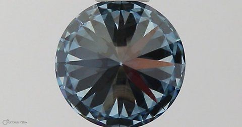 Lab-Grown ROUND Diamond - 0.5 Carat, Fancy Vivid Blue Color, VVS1 Clarity | Sustainable Luxury, Dazzling Brilliance | IGI | Certified LG581331094