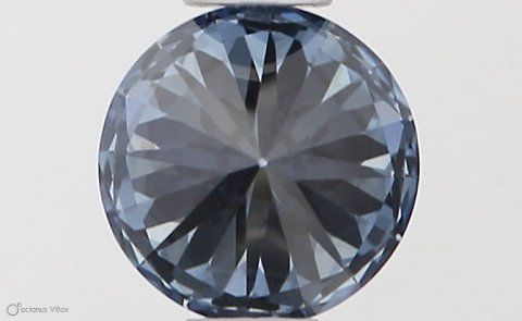 Lab-Grown ROUND Diamond - 0.45 Carat, Fancy Vivid Blue Color, VVS1 Clarity | Sustainable Luxury, Dazzling Brilliance | IGI | Certified LG564379154