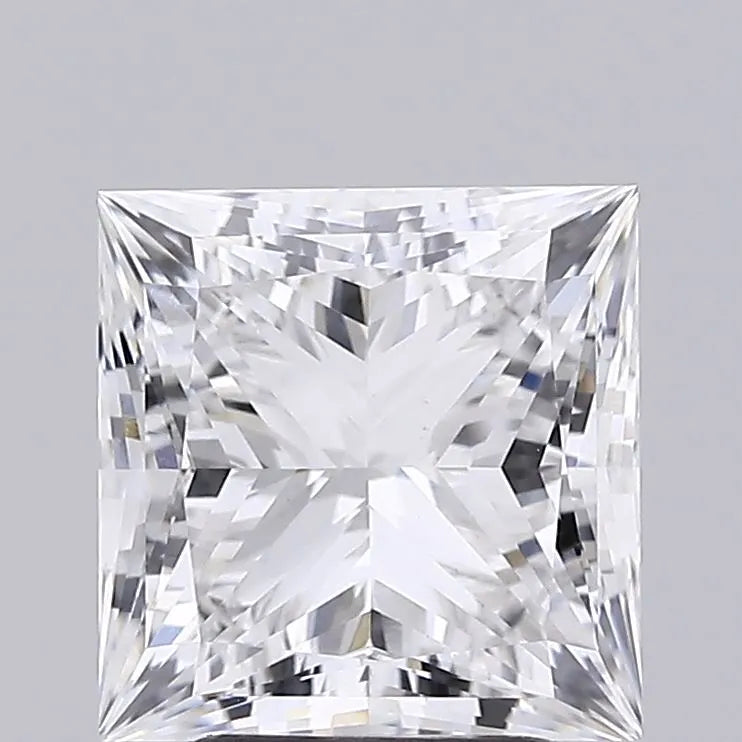 Lab-Grown Princess Diamond - 3.55 Carats, D Color, VVS2 Clarity - Sustainable Luxury and Dazzling Brilliance-IGI·Certified