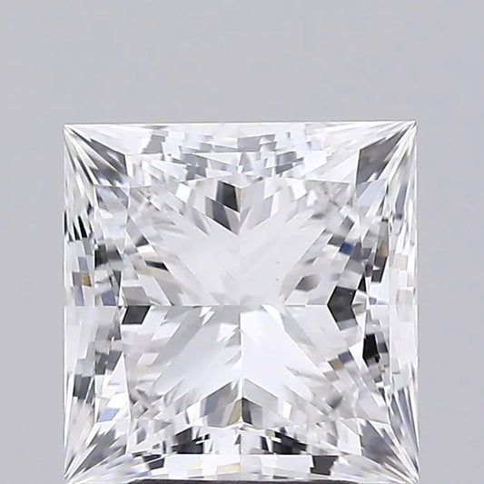 Lab-Grown Princess Diamond - 3.55 Carats, D Color, VVS2 Clarity - Sustainable Luxury and Dazzling Brilliance-IGI·Certified