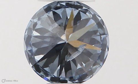 Lab-Grown ROUND Diamond - 0.35 Carat, Fancy Vivid Blue Color, I1 Clarity | Sustainable Luxury, Dazzling Brilliance | IGI | Certified LG546229931