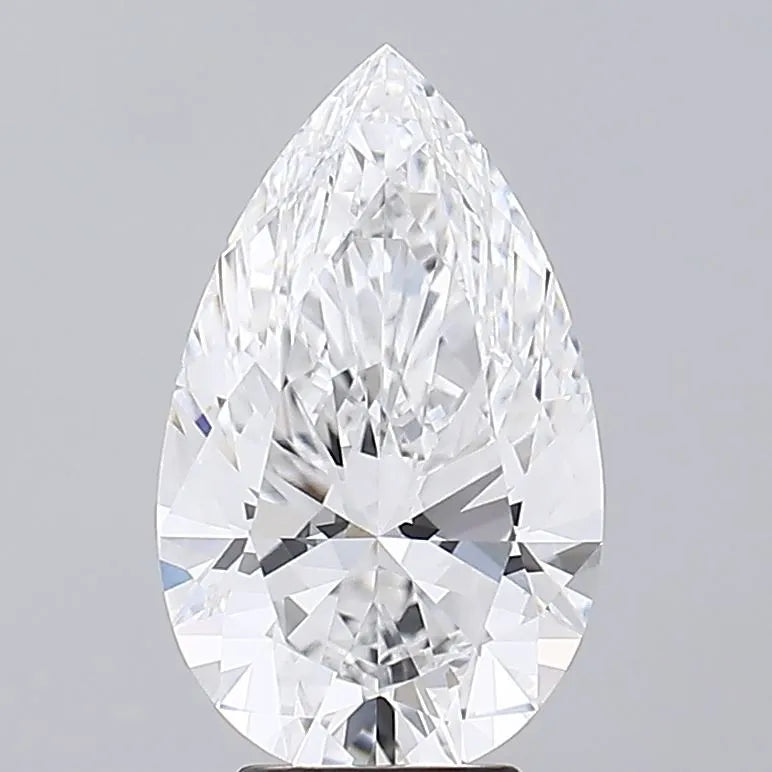 Lab-Grown Pear Diamond - 4.74 Carats, E Color, VVS2 Clarity - Sustainable Luxury and Dazzling Brilliance-GIA·Certified