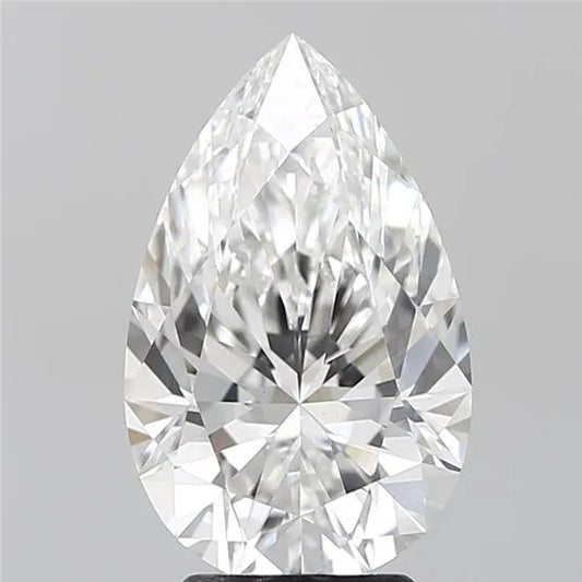 Lab-Grown Pear Diamond - 3.53 Carats, E Color, VS1 Clarity - Sustainable Luxury and Dazzling Brilliance-IGI·Certified