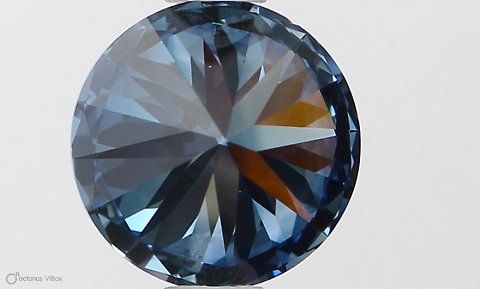 Lab-Grown ROUND Diamond - 1.02 Carat, Fancy Vivid Blue Color, VS2 Clarity | Sustainable Luxury, Dazzling Brilliance | IGI | Certified LG564379389