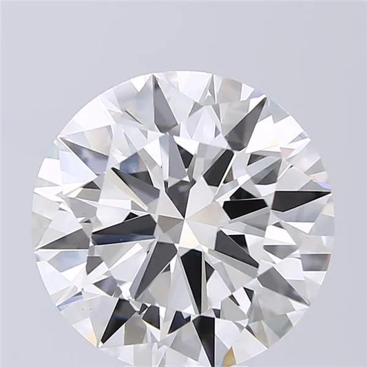 Lab-Grown Round Diamond - 7.06 Carats, F Color, VVS2 Clarity - Sustainable Luxury and Dazzling Brilliance-IGI·Certified