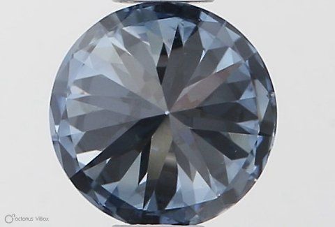 Lab-Grown ROUND Diamond - 0.5 Carat, Fancy Vivid Blue Color, VS2 Clarity | Sustainable Luxury, Dazzling Brilliance | IGI | Certified LG553257443