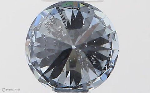 Lab-Grown ROUND Diamond - 0.35 Carat, Fancy Vivid Blue Color, SI2 Clarity | Sustainable Luxury, Dazzling Brilliance | IGI | Certified LG553257532