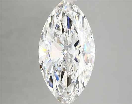 Lab-Grown Marquise Diamond - 3 Carats, E Color, VVS2 Clarity - Sustainable Luxury and Dazzling Brilliance-IGI·Certified