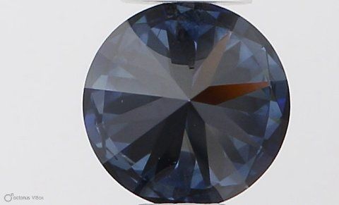 Lab-Grown ROUND Diamond - 0.4 Carat, Fancy Vivid Blue Color, SI1 Clarity | Sustainable Luxury, Dazzling Brilliance | IGI | Certified LG546229906