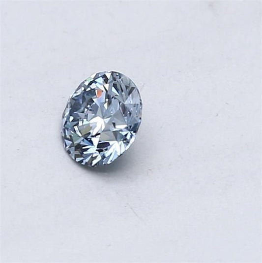 Lab-Grown ROUND Diamond - 0.3 Carat, Fancy Intense Blue Color, VS2 Clarity | Sustainable Luxury, Dazzling Brilliance | IGI | Certified LG546229908