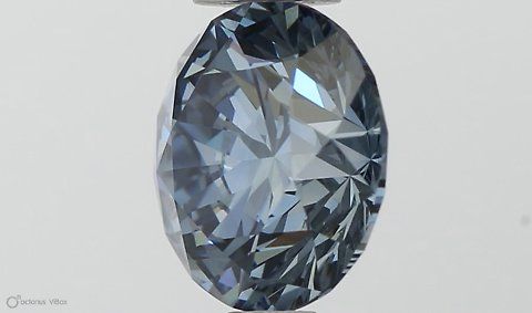 Lab-Grown ROUND Diamond - 1 Carat, Fancy Vivid Blue Color, VVS2 Clarity | Sustainable Luxury, Dazzling Brilliance | IGI | Certified LG564379563