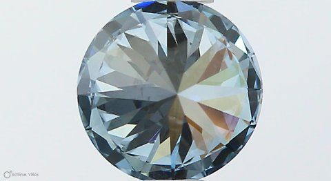 Lab-Grown ROUND Diamond - 0.59 Carat, Fancy Intense Blue Color, VS1 Clarity | Sustainable Luxury, Dazzling Brilliance | IGI | Certified LG564379315