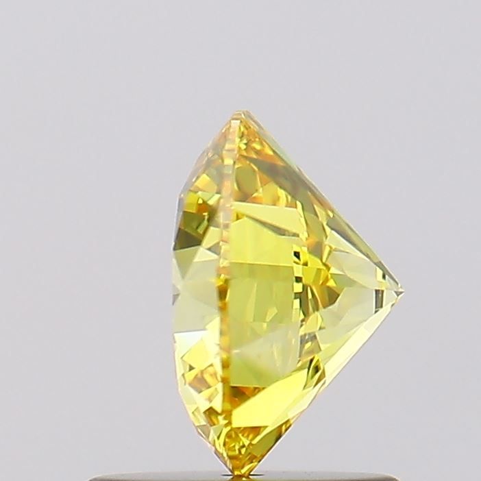 Lab-Grown ROUND Diamond - 1.18 Carat, Fancy Vivid Yellow Color, VVS1 Clarity | Sustainable Luxury, Dazzling Brilliance | IGI | Certified LG628409467