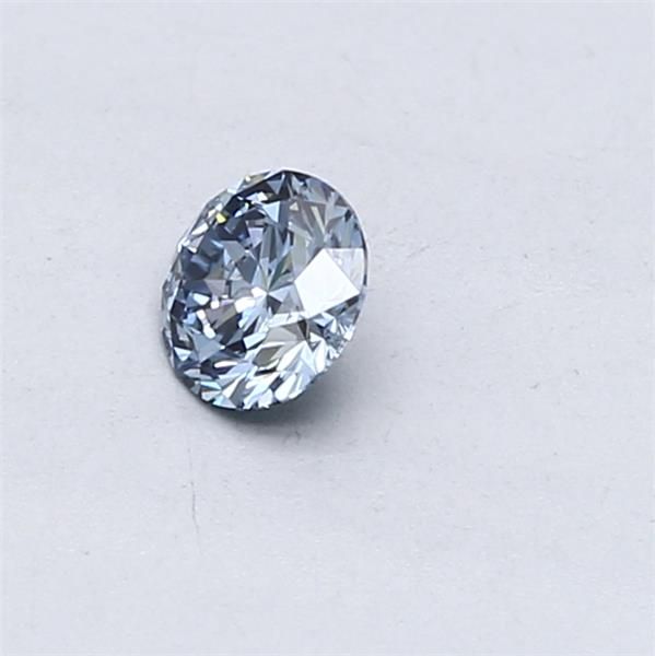 Lab-Grown ROUND Diamond - 0.3 Carat, Fancy Vivid Blue Color, SI2 Clarity | Sustainable Luxury, Dazzling Brilliance | IGI | Certified LG546229913