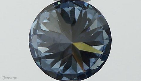 Lab-Grown ROUND Diamond - 0.43 Carat, Fancy Vivid Blue Color, VS2 Clarity | Sustainable Luxury, Dazzling Brilliance | IGI | Certified LG564379332