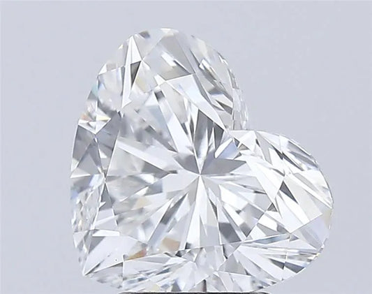 Lab-Grown Heart Diamond - 3.57 Carats, E Color, VVS2 Clarity - Sustainable Luxury and Dazzling Brilliance-IGI·Certified