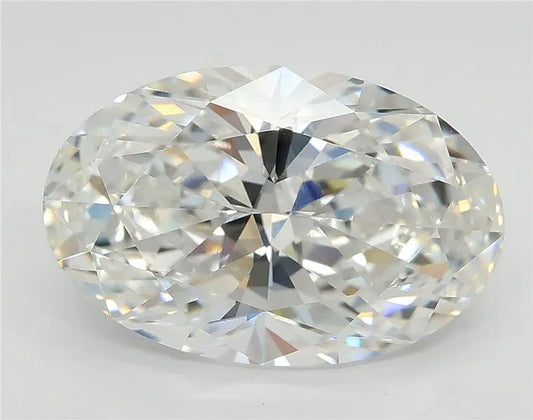 Lab-Grown Elongated Oval Diamond - 4.02 Carats, F Color, VVS2 Clarity - Sustainable Luxury and Dazzling Brilliance-IGI·Certified