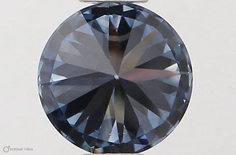 Lab-Grown ROUND Diamond - 0.51 Carat, Fancy Vivid Blue Color, VS2 Clarity | Sustainable Luxury, Dazzling Brilliance | IGI | Certified LG564379365