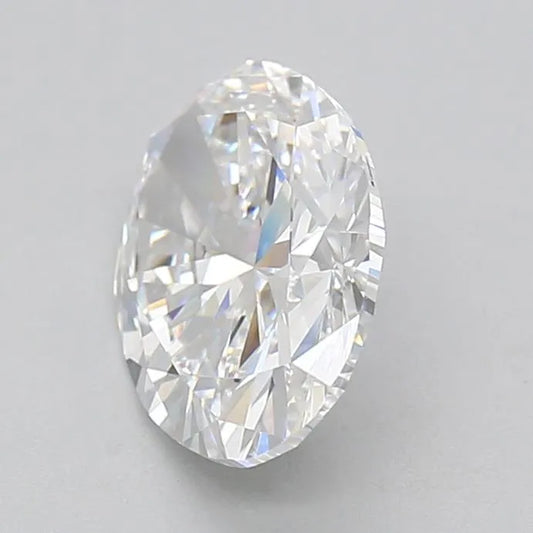 Lab-Grown Oval Diamond - 2.5 Carats, E Color, VVS2 Clarity - Sustainable Luxury and Dazzling Brilliance-IGI·Certified