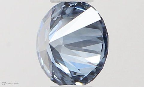 Lab-Grown ROUND Diamond - 0.32 Carat, Fancy Vivid Blue Color, VVS1 Clarity | Sustainable Luxury, Dazzling Brilliance | IGI | Certified LG581331277