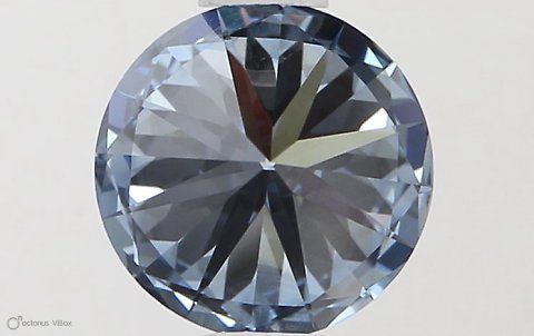 Lab-Grown ROUND Diamond - 0.7 Carat, Fancy Vivid Blue Color, IF Clarity | Sustainable Luxury, Dazzling Brilliance | IGI | Certified LG581331316