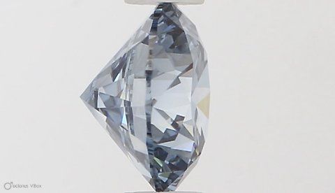 Lab-Grown ROUND Diamond - 0.58 Carat, Fancy Vivid Blue Color, VVS1 Clarity | Sustainable Luxury, Dazzling Brilliance | IGI | Certified LG581331219